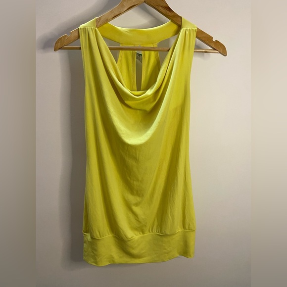 Tops - Yellow cowl neck top